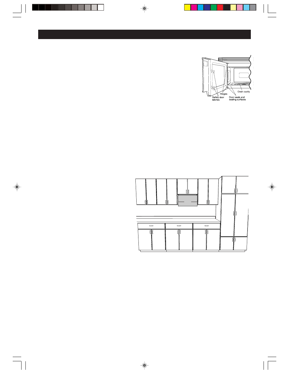 Installation instructions, 1 mounting space, 2 wall construction | Unpacking and examining your oven | Sharp R-1210 User Manual | Page 6 / 32