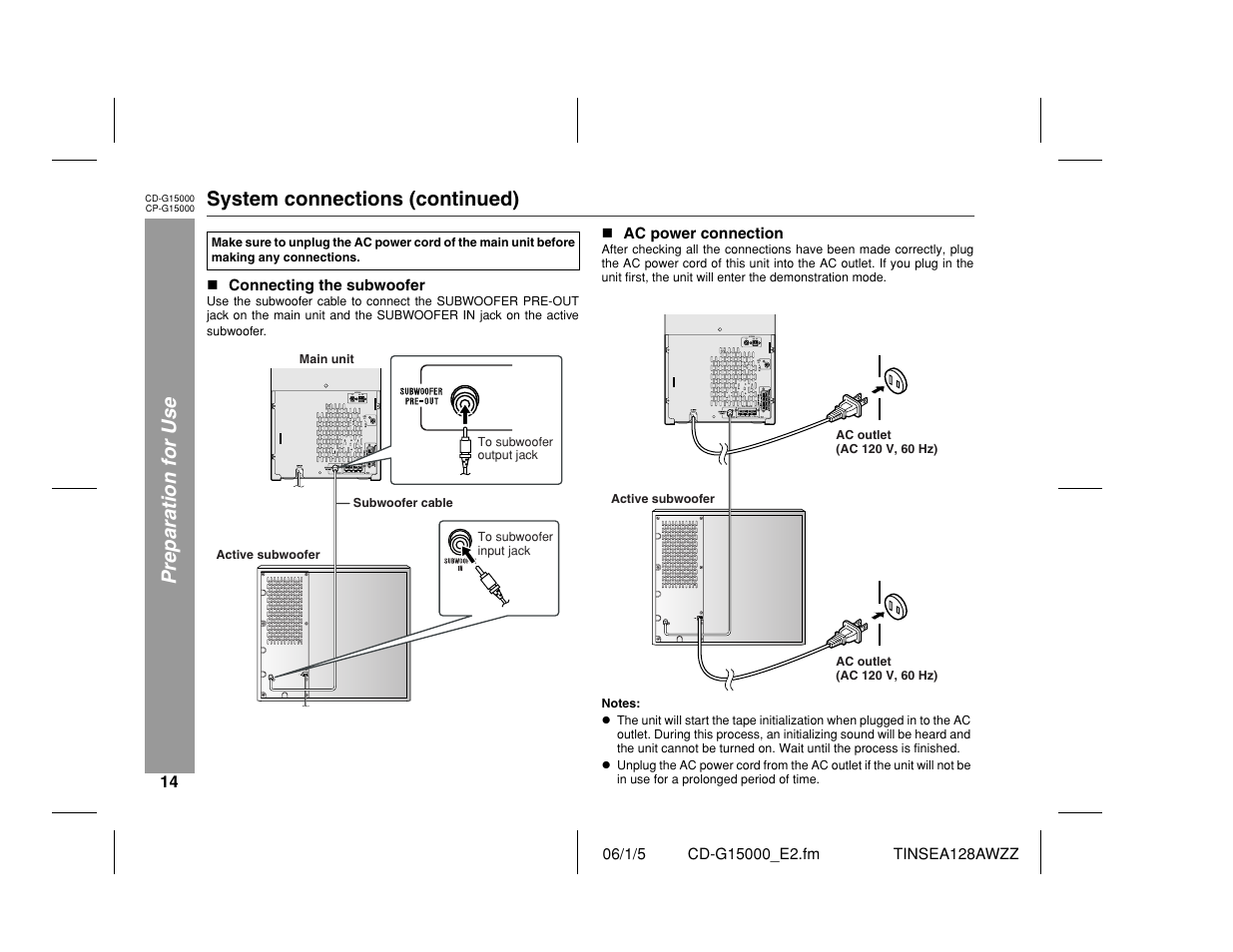 Sharp CP-G15000 User Manual | Page 14 / 48