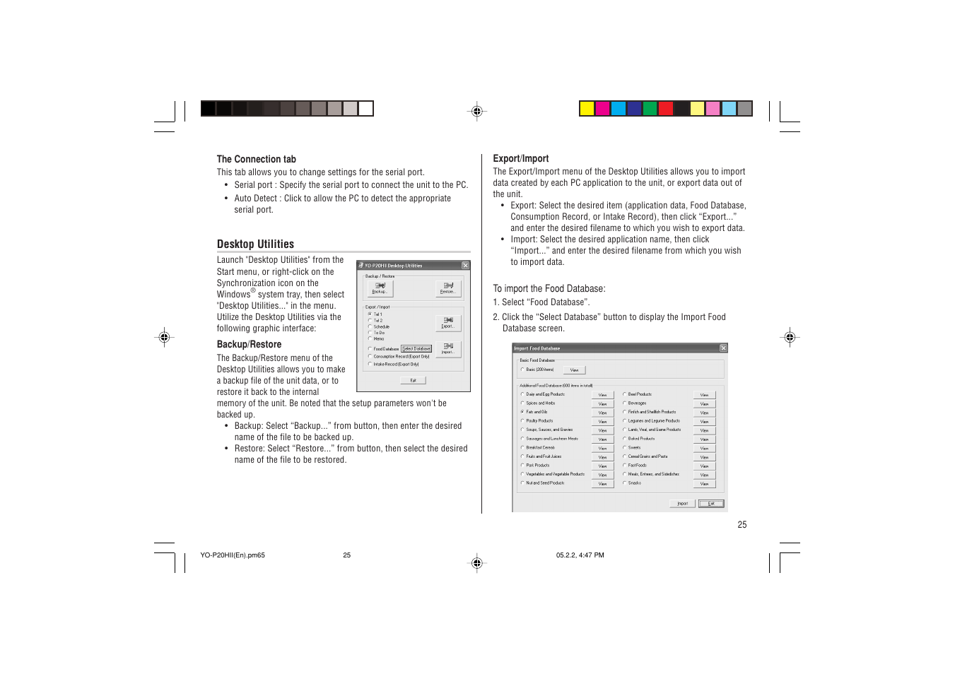 Sharp YO-P20hII User Manual | Page 27 / 36