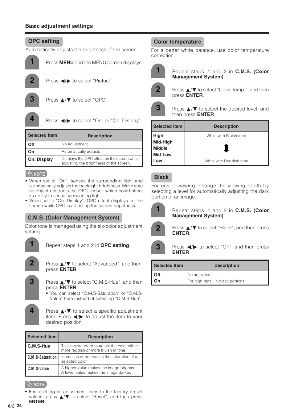 Sharp Aquos LC 37GB5U User Manual | Page 25 / 67