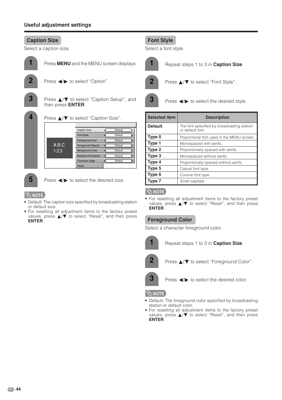Sharp Aquos LC 37GB5U User Manual | Page 45 / 67