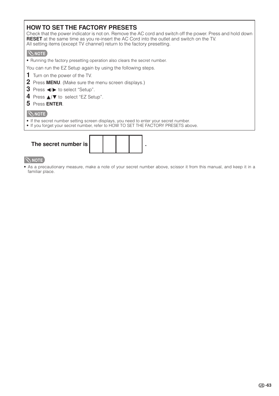 Sharp Aquos LC 37GB5U User Manual | Page 64 / 67