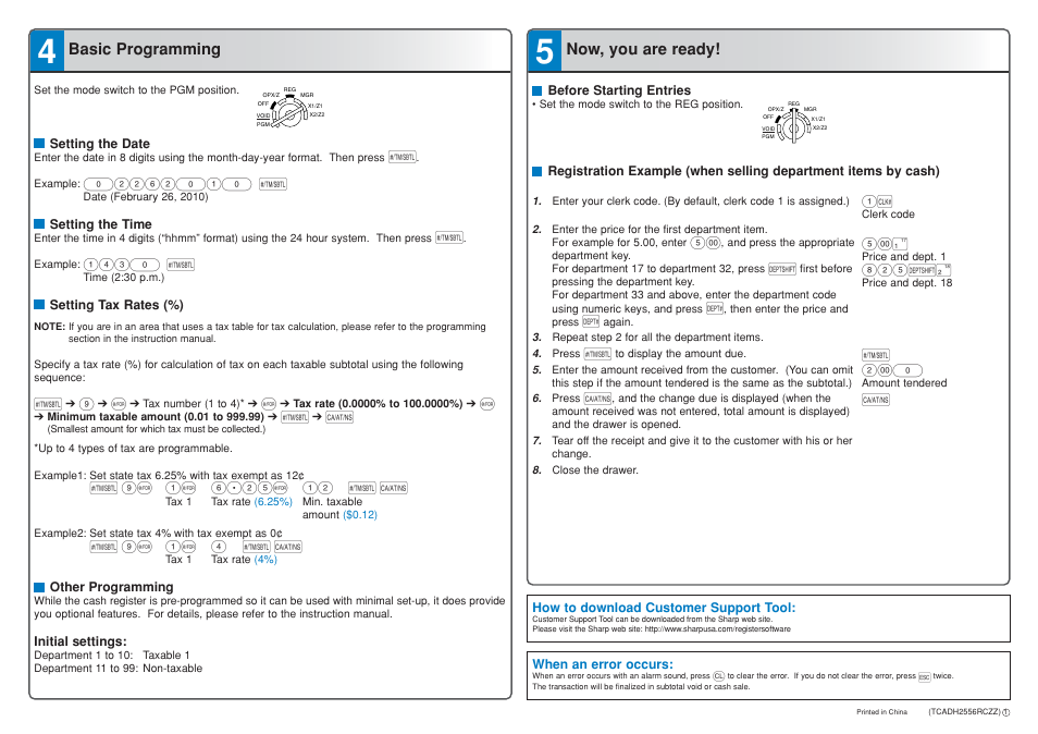 Sharp TCADH2556RCZZ User Manual | Page 2 / 2