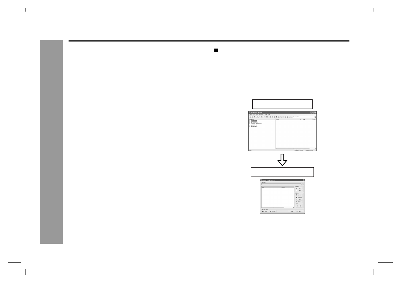 So ftware i n stal lation, Outline of sharp music manager (continued) | Sharp GB201 User Manual | Page 14 / 52