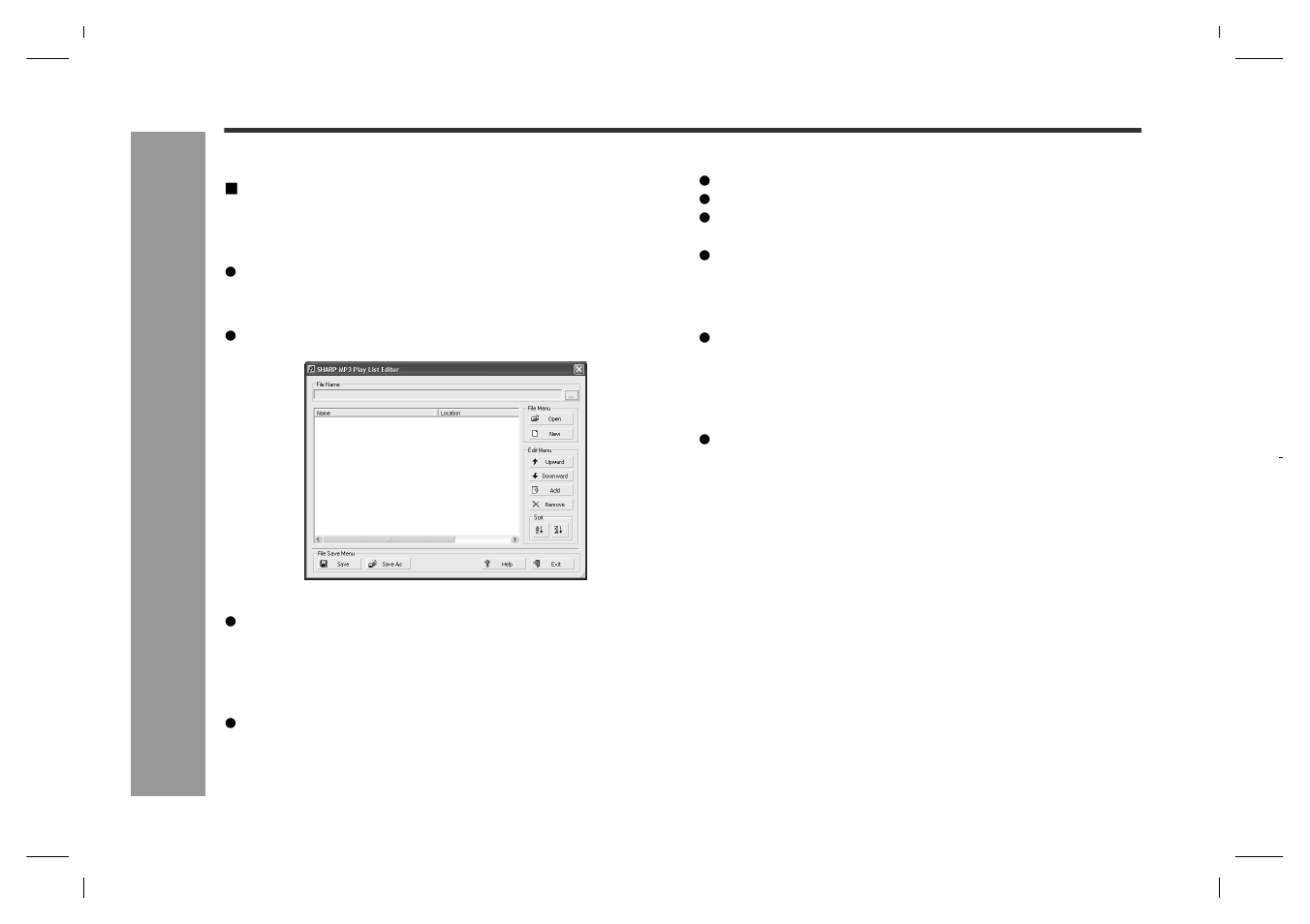 Editing playlists, Tran sf er ri ng fr o m pc | Sharp GB201 User Manual | Page 22 / 52