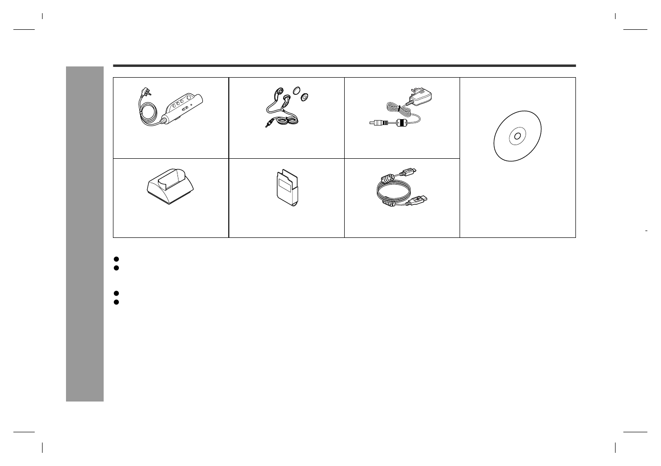 Accessories, Ge n e ra l in fo rm a ti o n | Sharp GB201 User Manual | Page 4 / 52