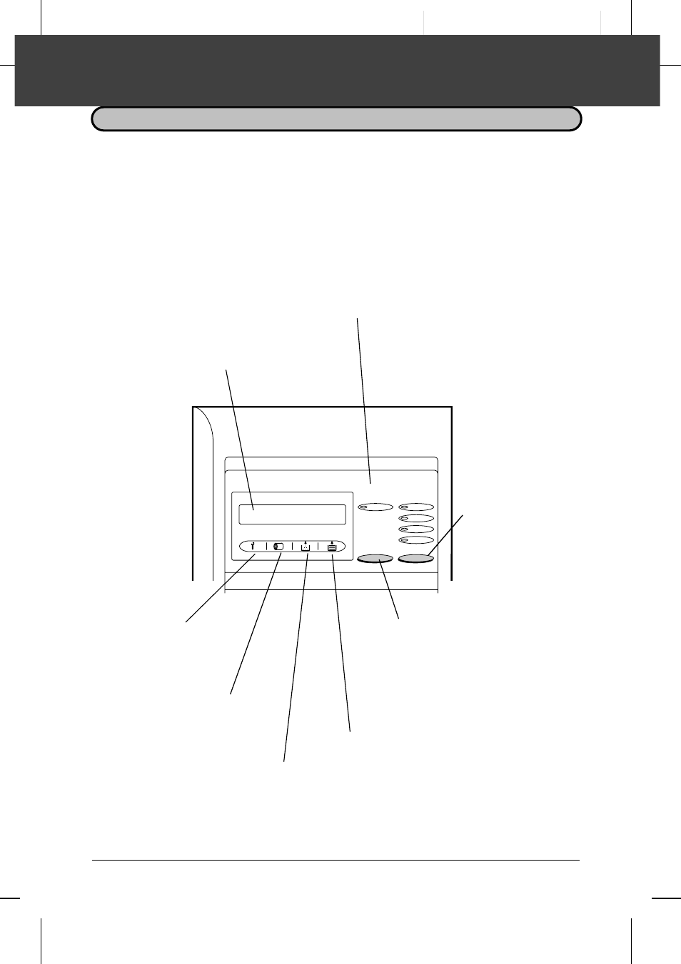 2 initial settings, Ux5000u-ipop, A look at the operation panel | Sharp UX-5000 User Manual | Page 15 / 116