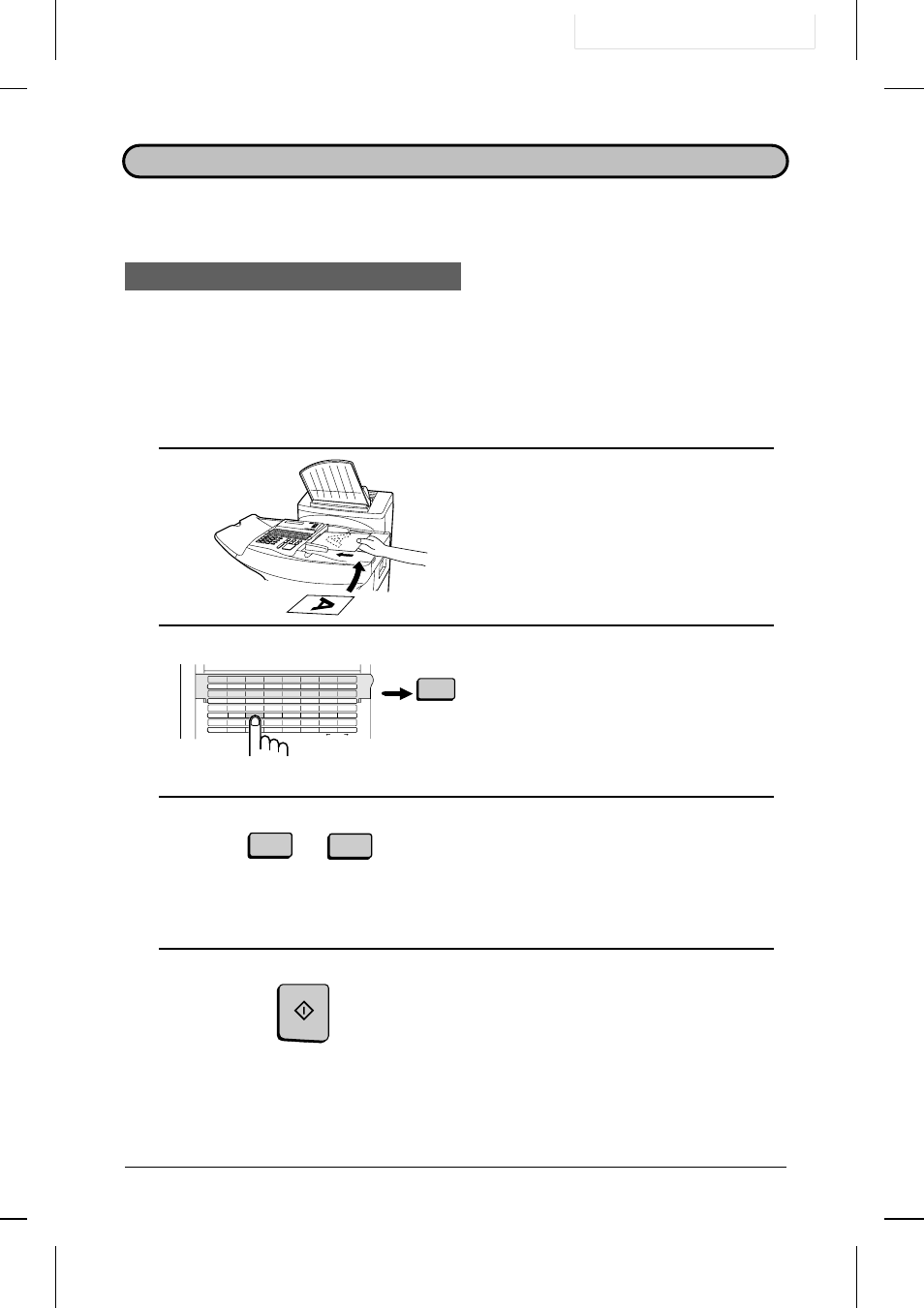 Ux5000u-sfco, Confidential operations, Confidential transmission | Yf <p=001, Press the start key, Example), Special functions 4-3, Start | Sharp UX-5000 User Manual | Page 49 / 116