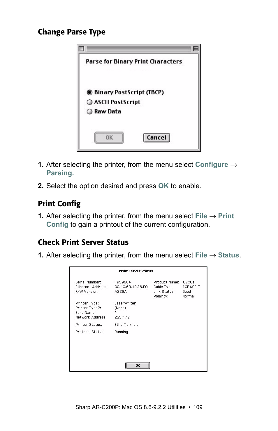 Sharp AR-C200P User Manual | Page 109 / 193