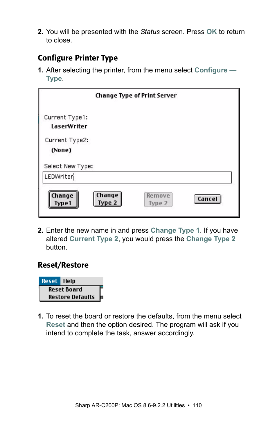 Sharp AR-C200P User Manual | Page 110 / 193