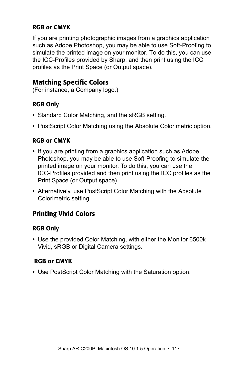 Sharp AR-C200P User Manual | Page 117 / 193