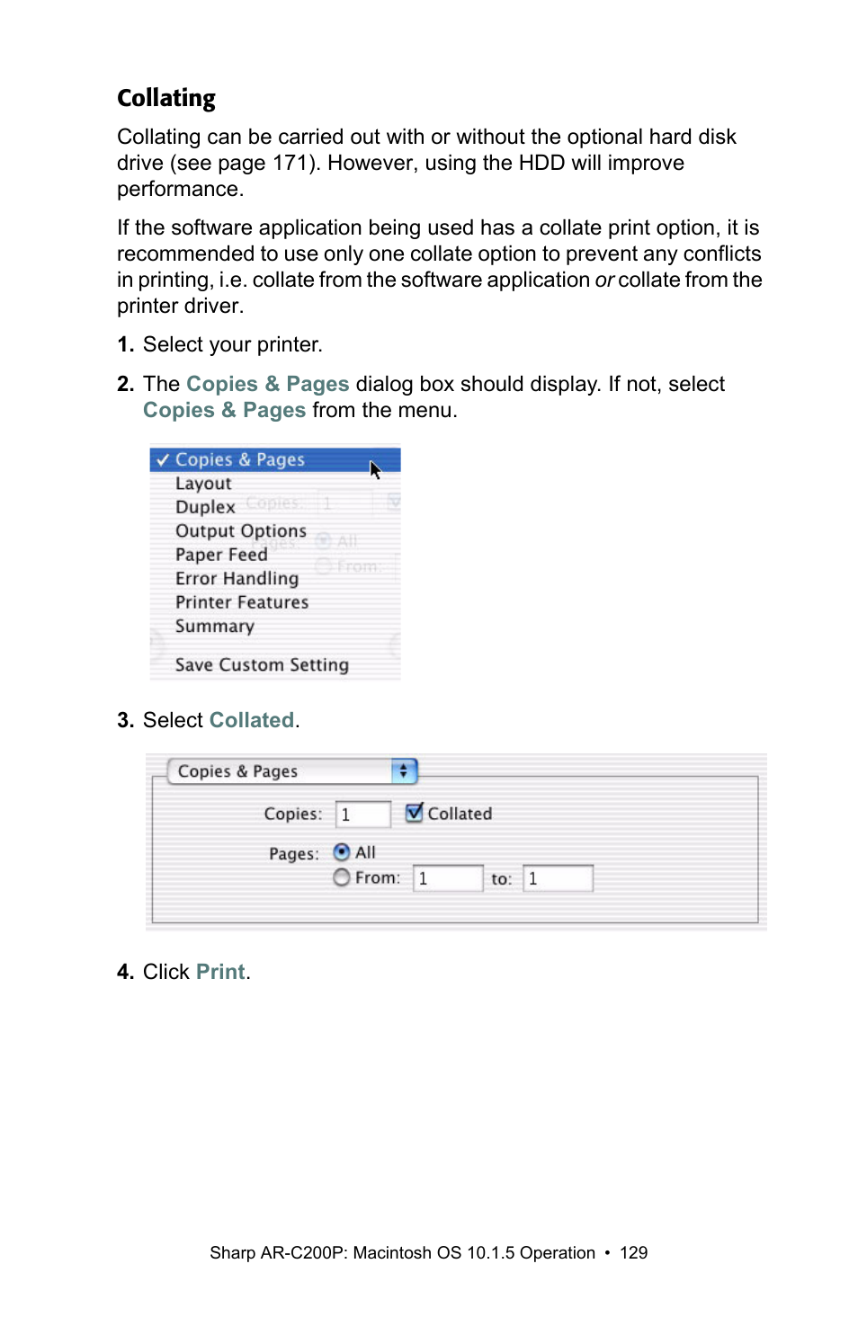 Sharp AR-C200P User Manual | Page 129 / 193
