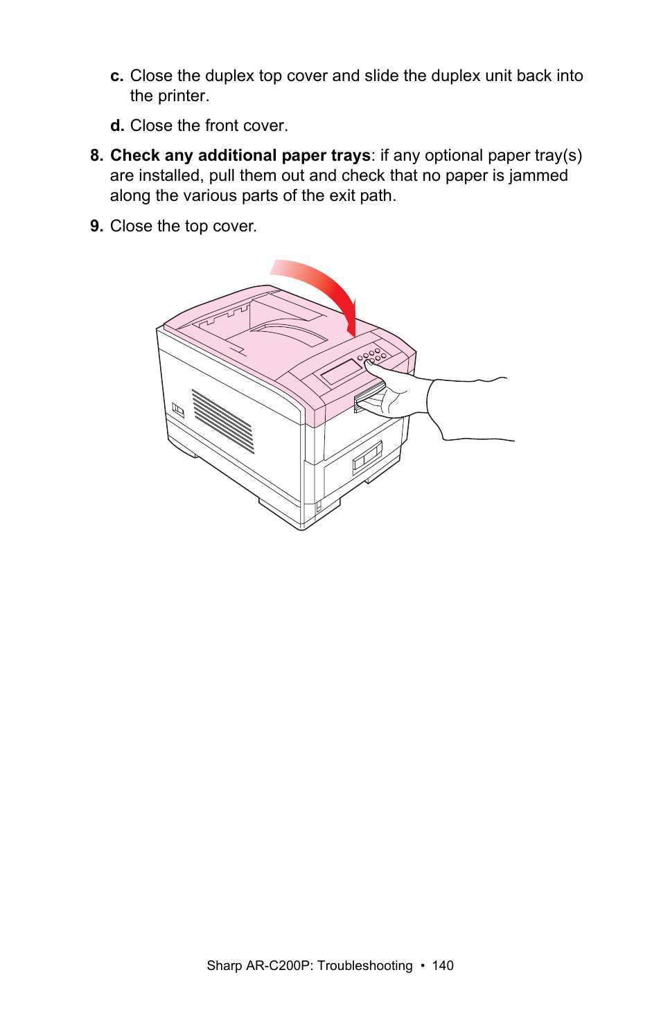 Sharp AR-C200P User Manual | Page 140 / 193