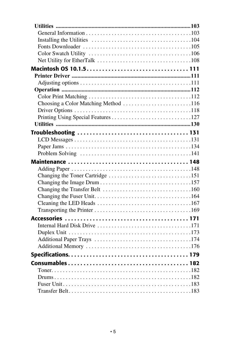 Sharp AR-C200P User Manual | Page 5 / 193