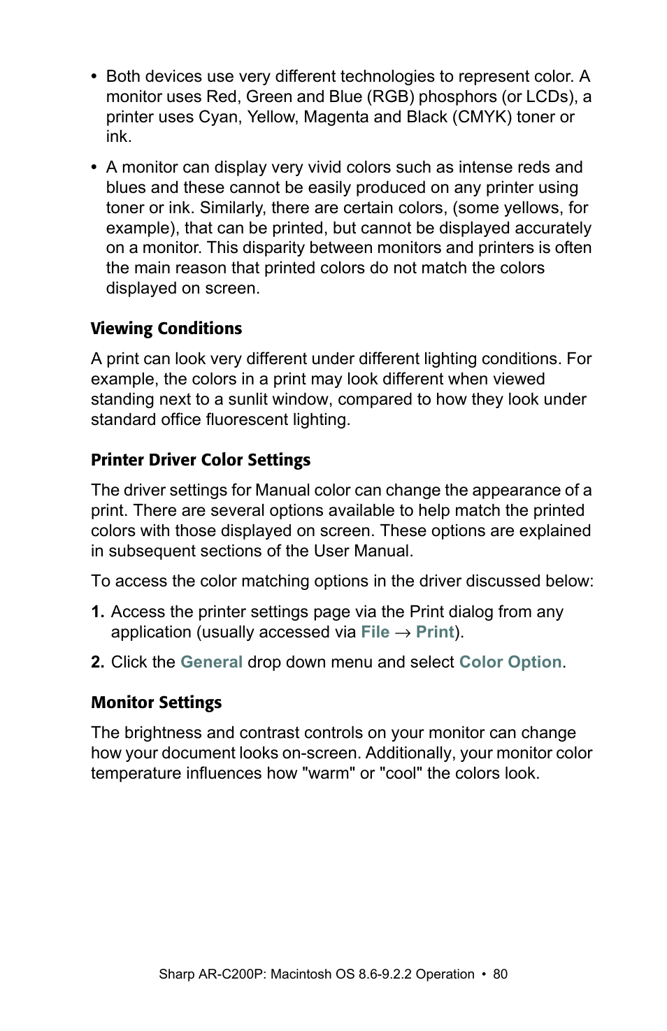 Sharp AR-C200P User Manual | Page 80 / 193