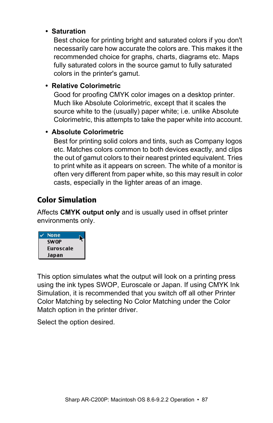 Sharp AR-C200P User Manual | Page 87 / 193