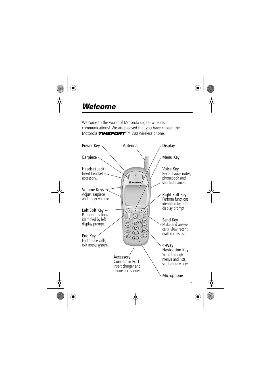 Motorola TimePort 280 User Manual | 188 pages