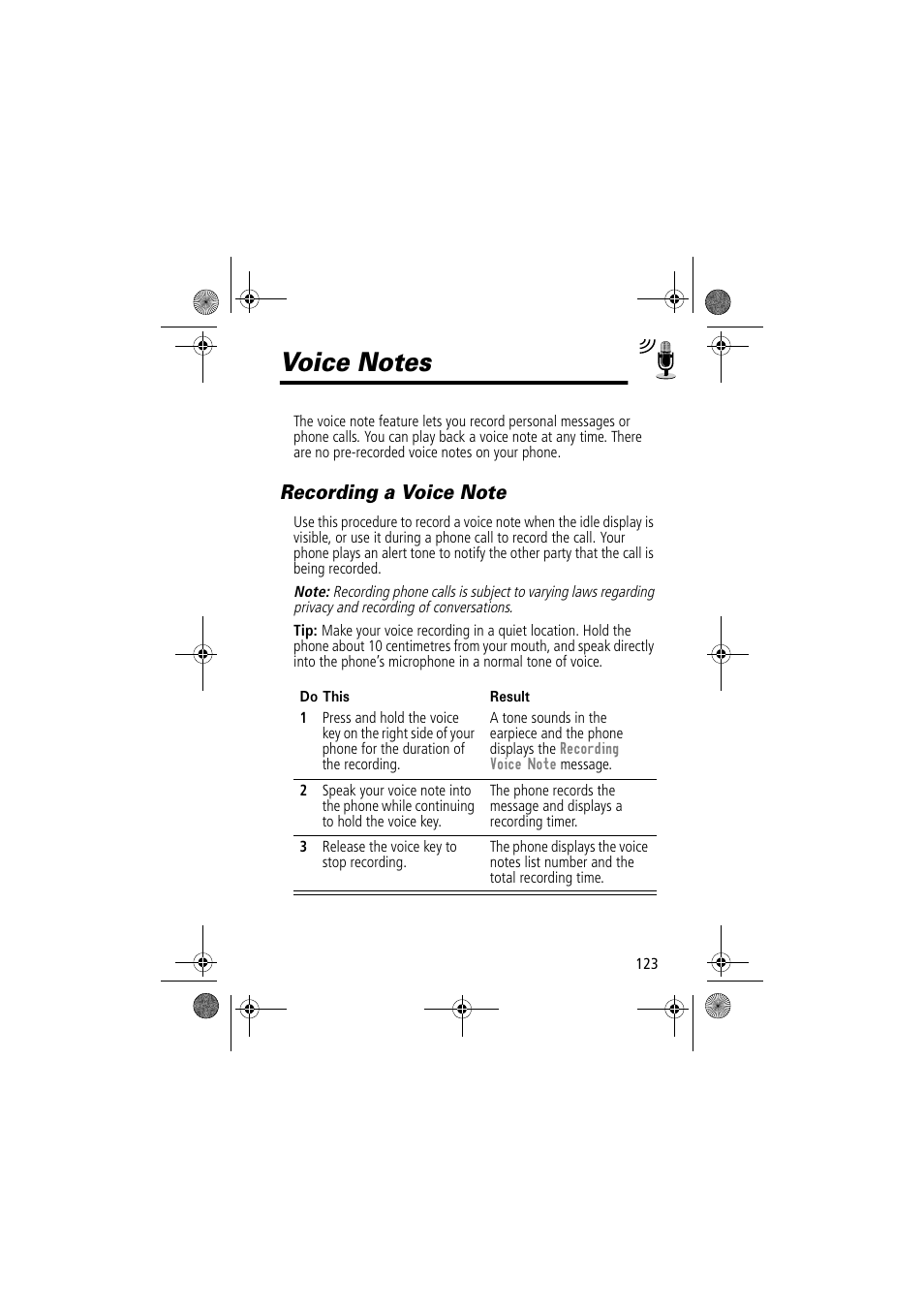 Motorola TimePort 280 User Manual | Page 123 / 188