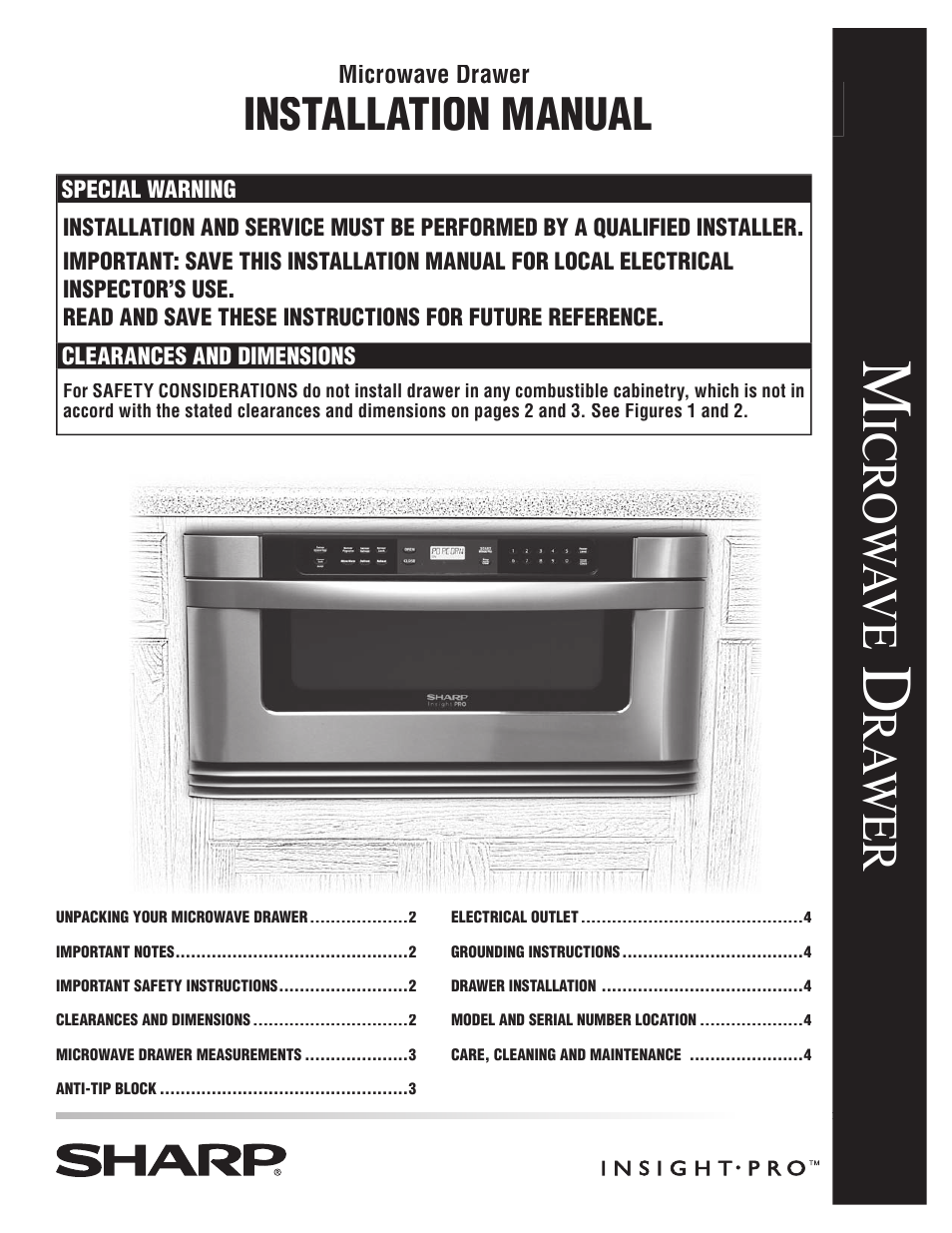 Sharp Inside Pro User Manual | 4 pages