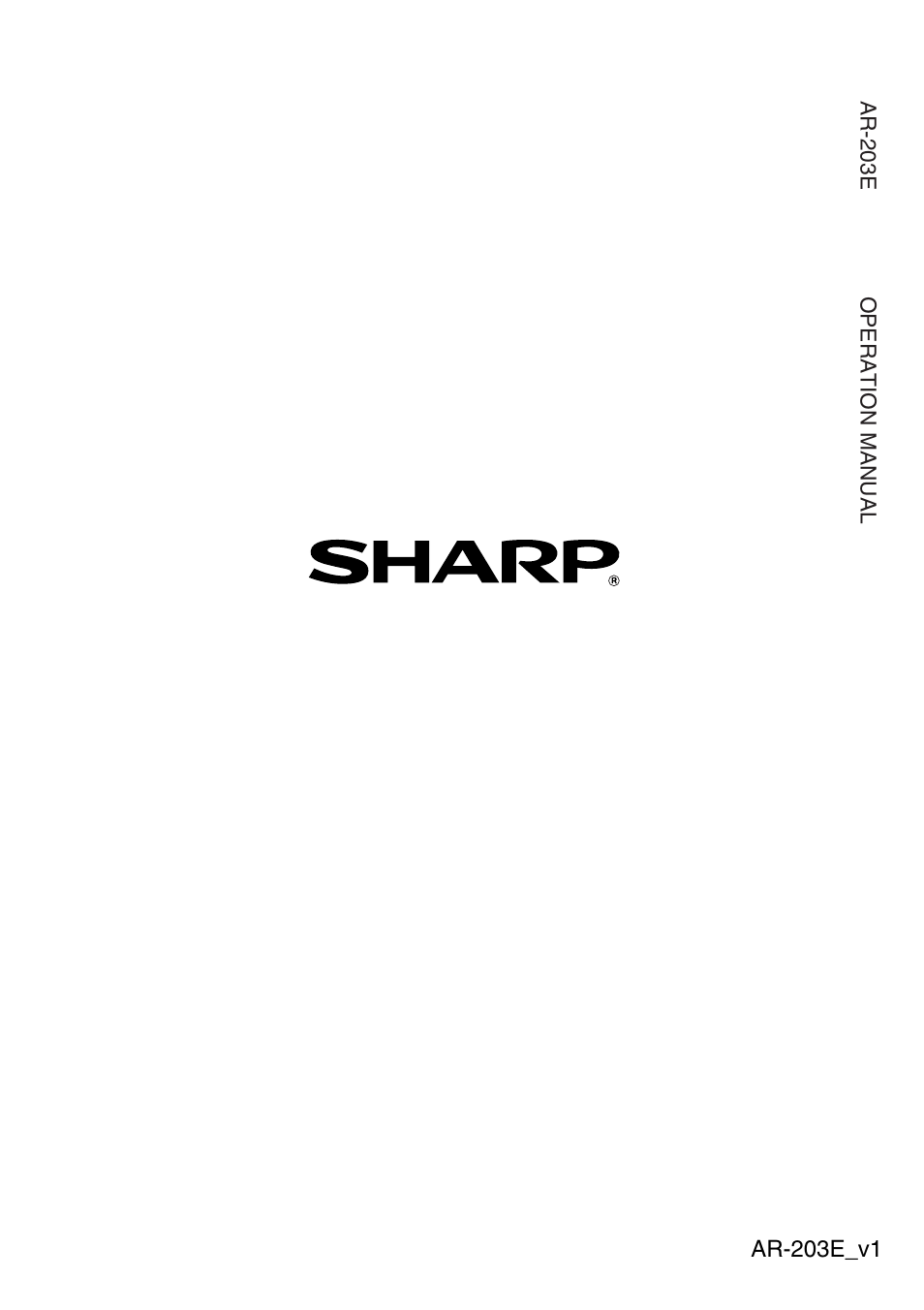 Sharp AR-203E User Manual | Page 81 / 81