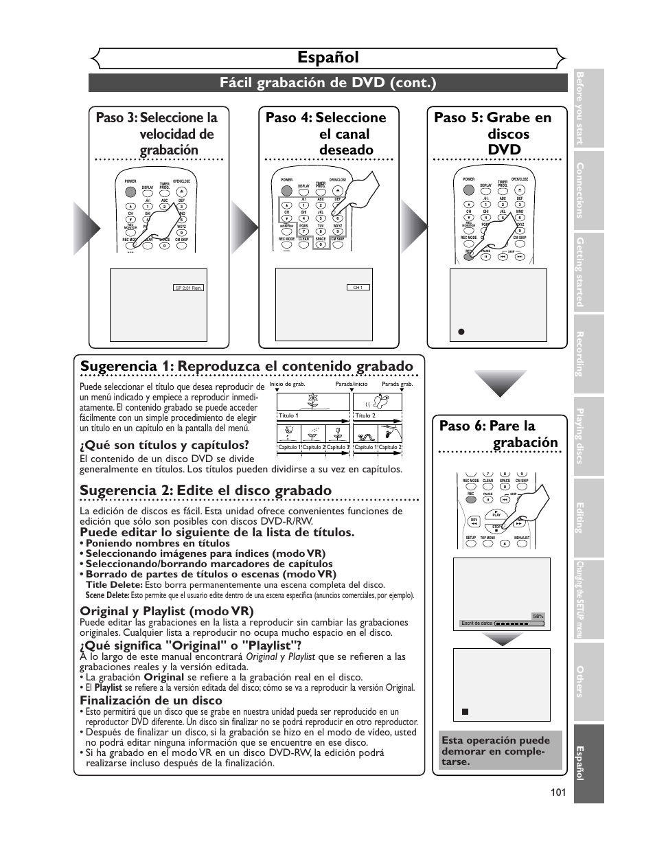 Sharp DV-SR45U User Manual | Page 101 / 102