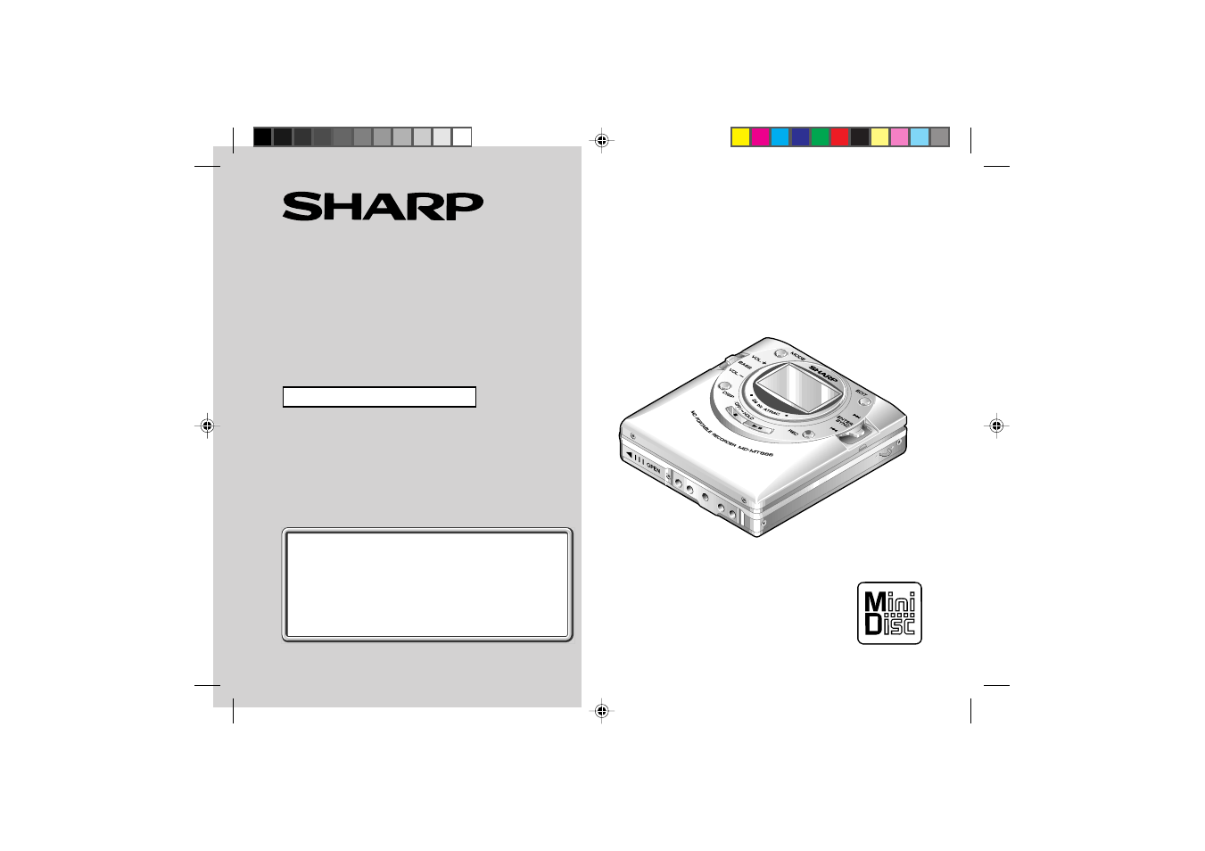 Sharp MD-MT866H User Manual | 56 pages