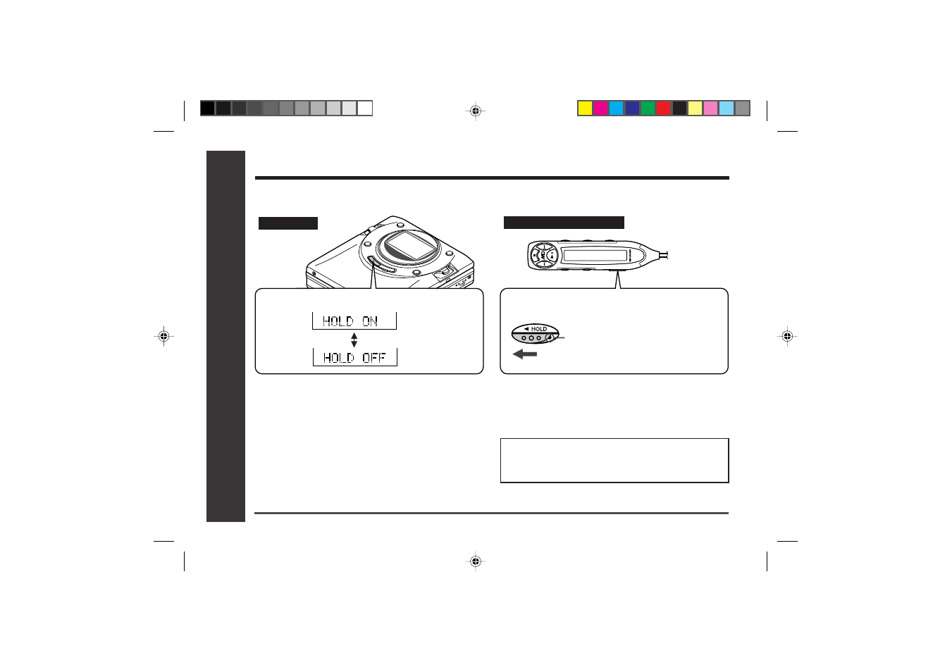 Hold function, Preparation | Sharp MD-MT866H User Manual | Page 16 / 56