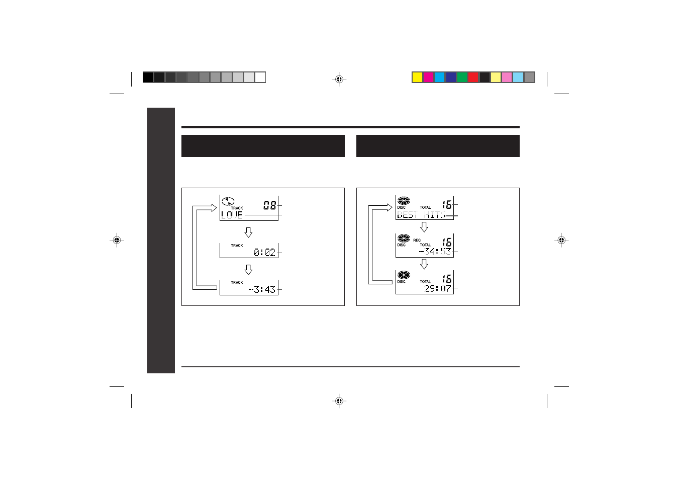 Checking displays, Useful features | Sharp MD-MT866H User Manual | Page 36 / 56