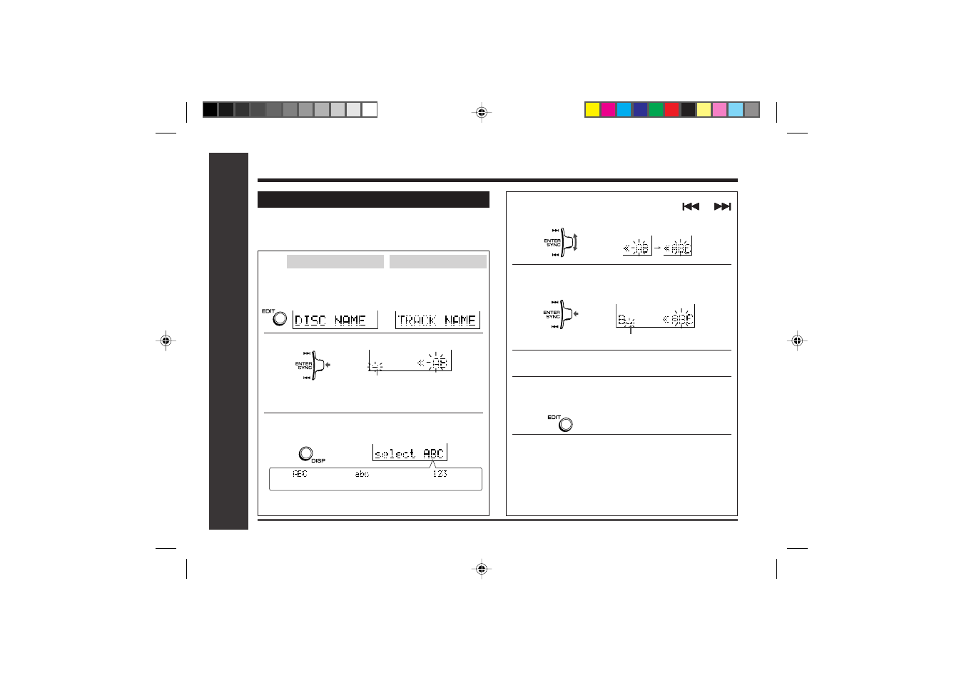 Titling a minidisc, Advanced features | Sharp MD-MT866H User Manual | Page 40 / 56