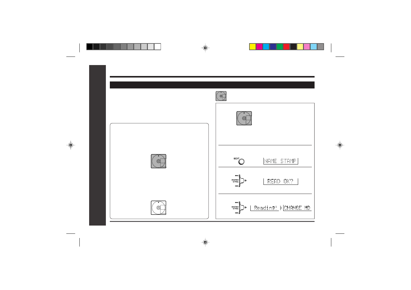 Advanced features, Titling a minidisc (continued) | Sharp MD-MT866H User Manual | Page 42 / 56