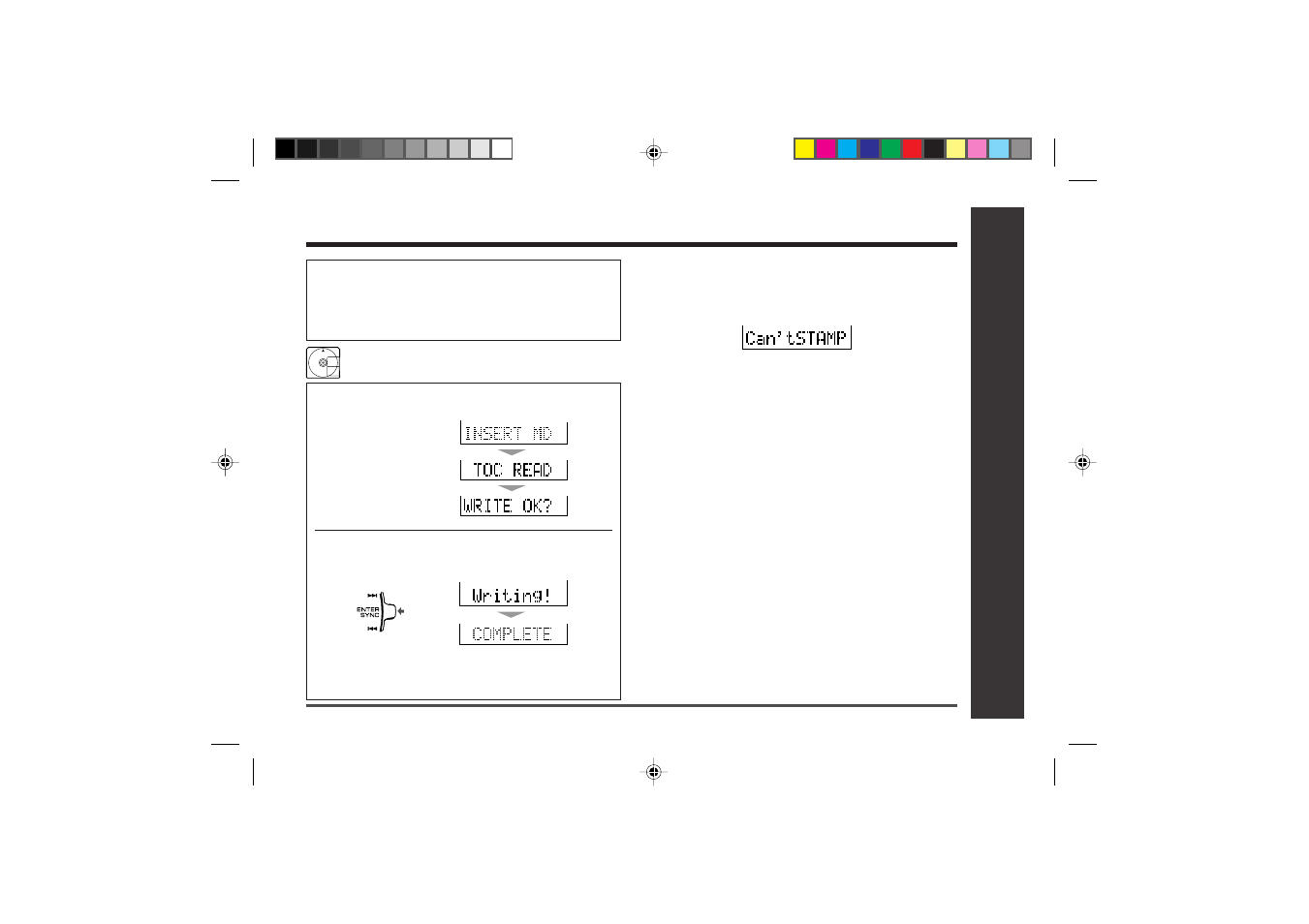 Advanced features, Titling a minidisc : continued | Sharp MD-MT866H User Manual | Page 43 / 56