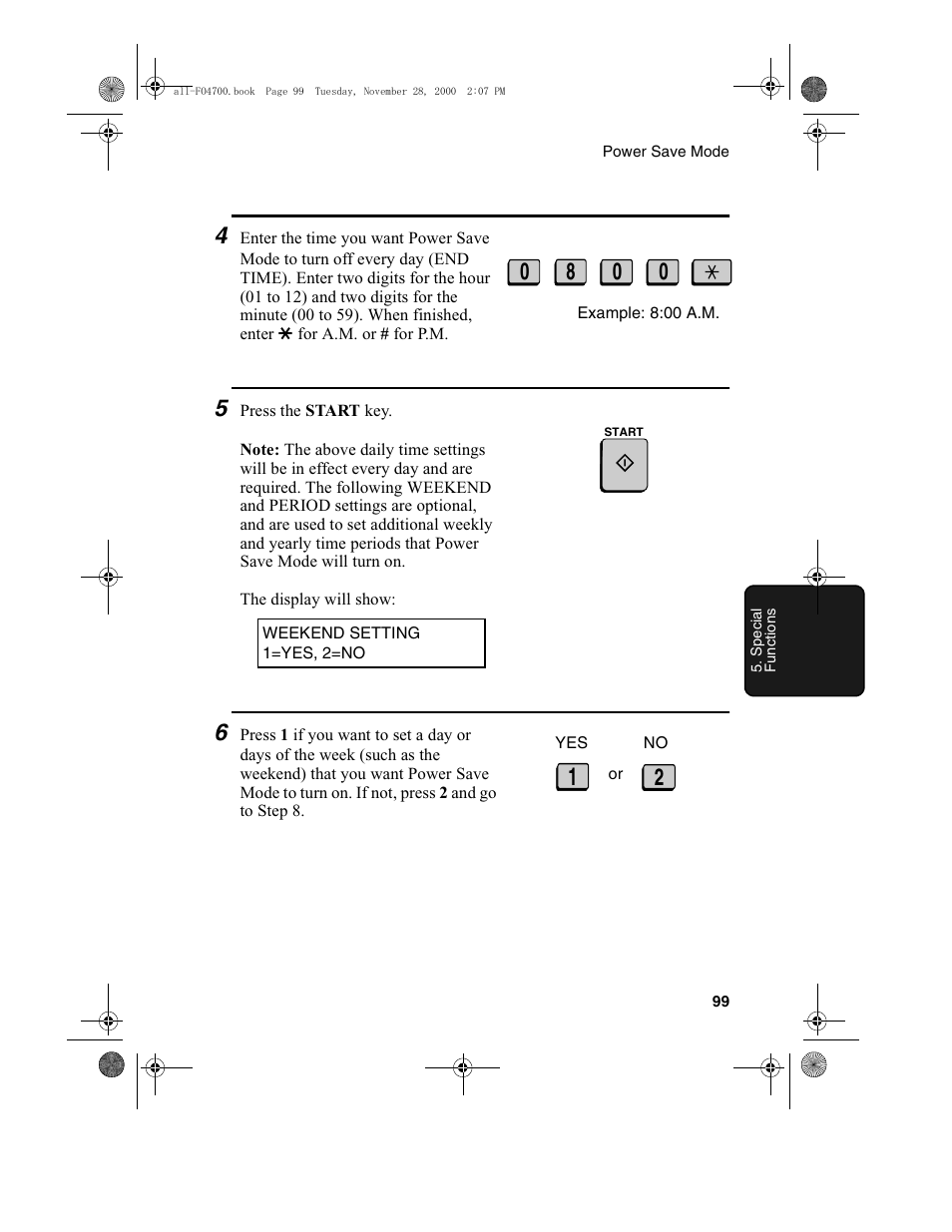 Sharp FO-4650 User Manual | Page 101 / 188