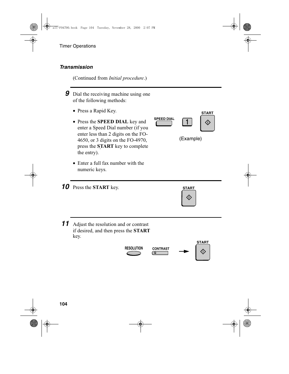 Sharp FO-4650 User Manual | Page 106 / 188