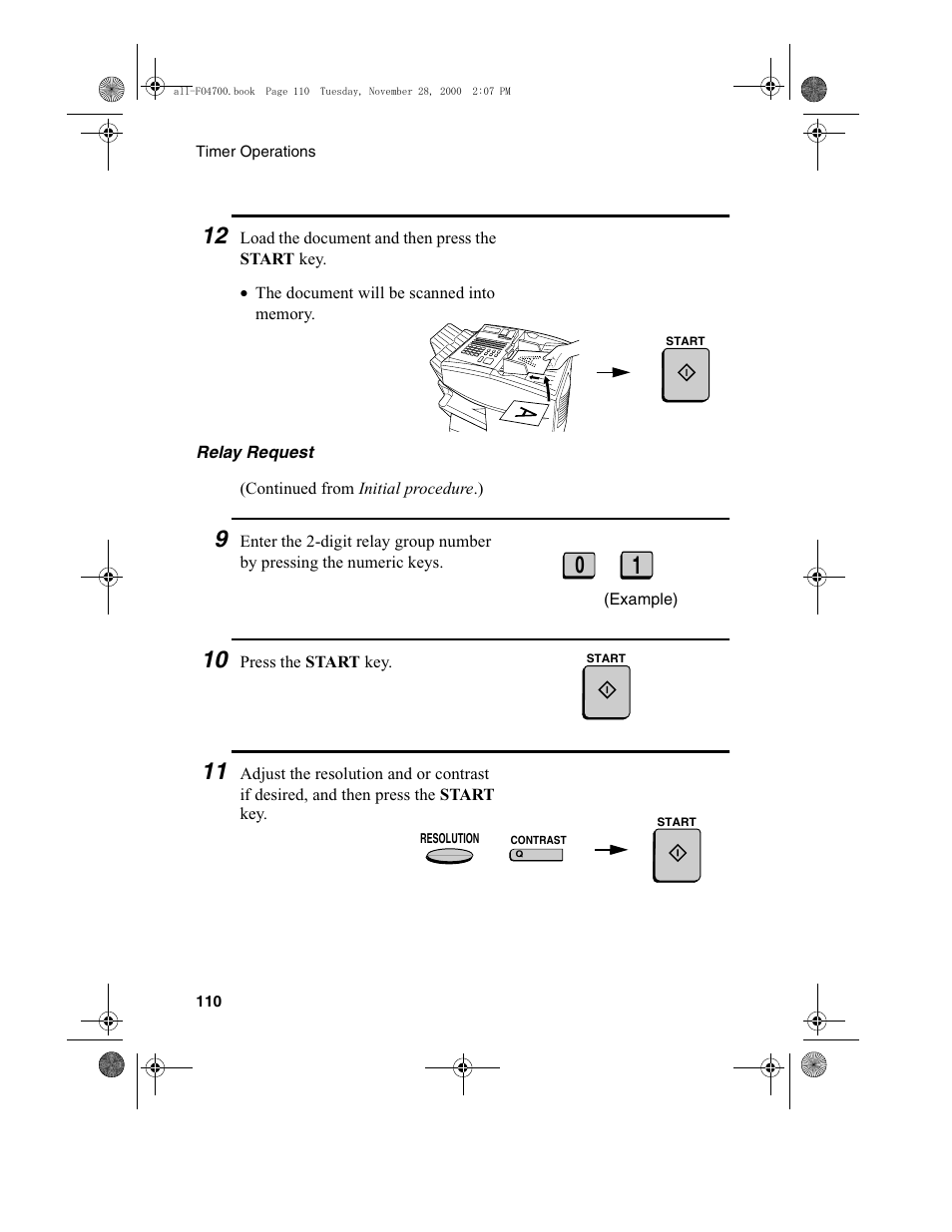 Sharp FO-4650 User Manual | Page 112 / 188