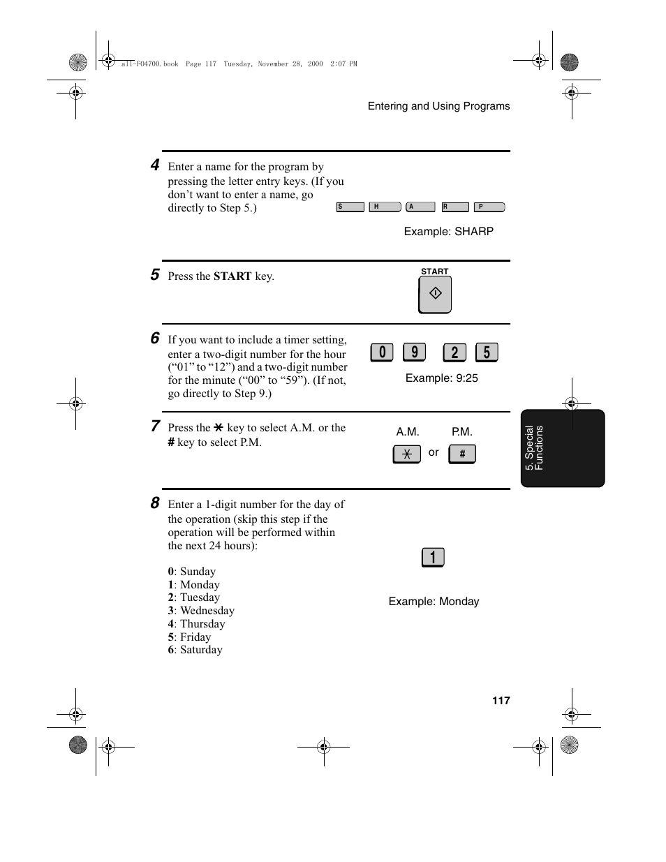 Sharp FO-4650 User Manual | Page 119 / 188