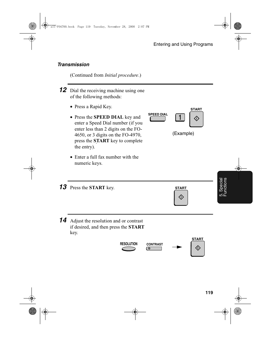 Sharp FO-4650 User Manual | Page 121 / 188