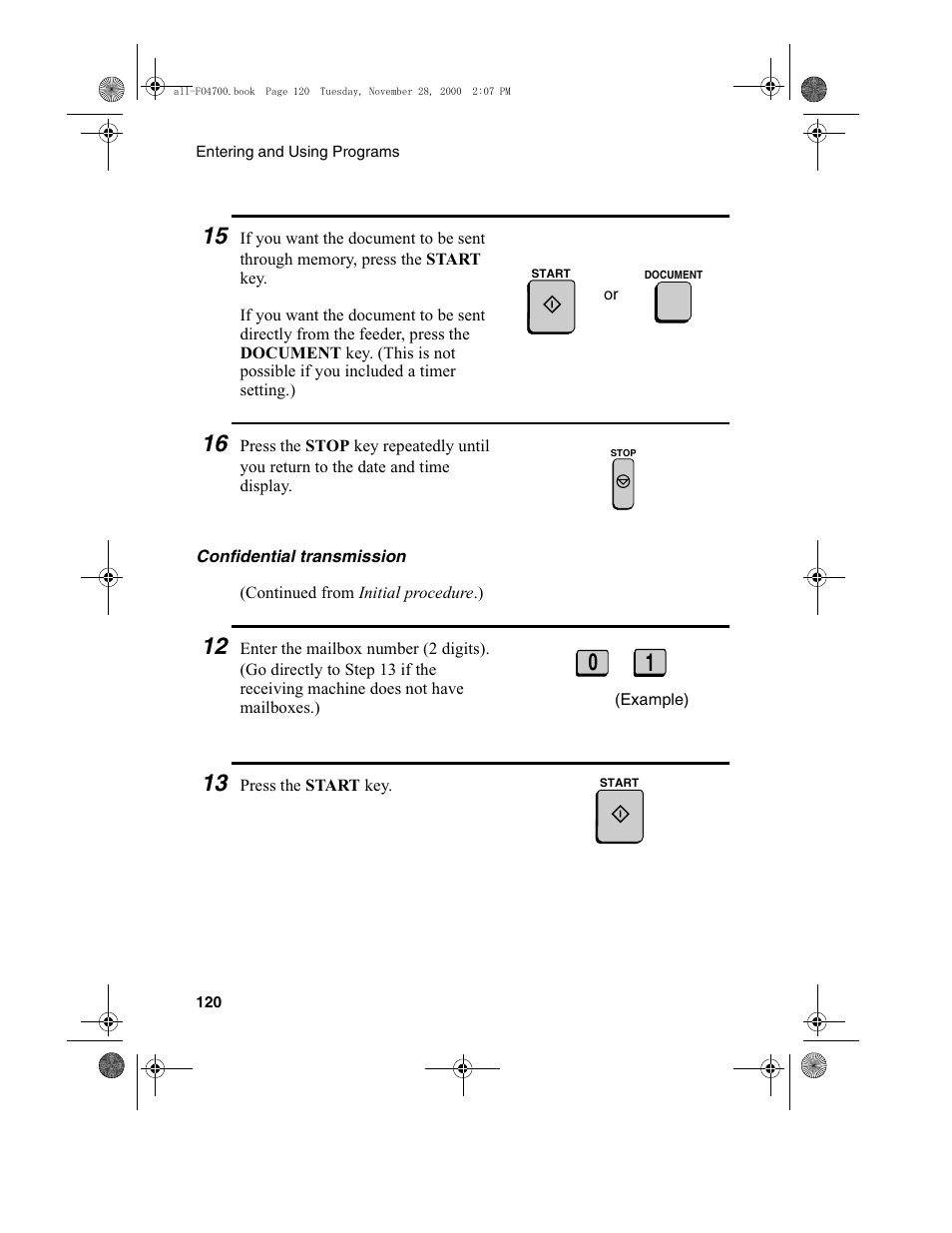 Sharp FO-4650 User Manual | Page 122 / 188