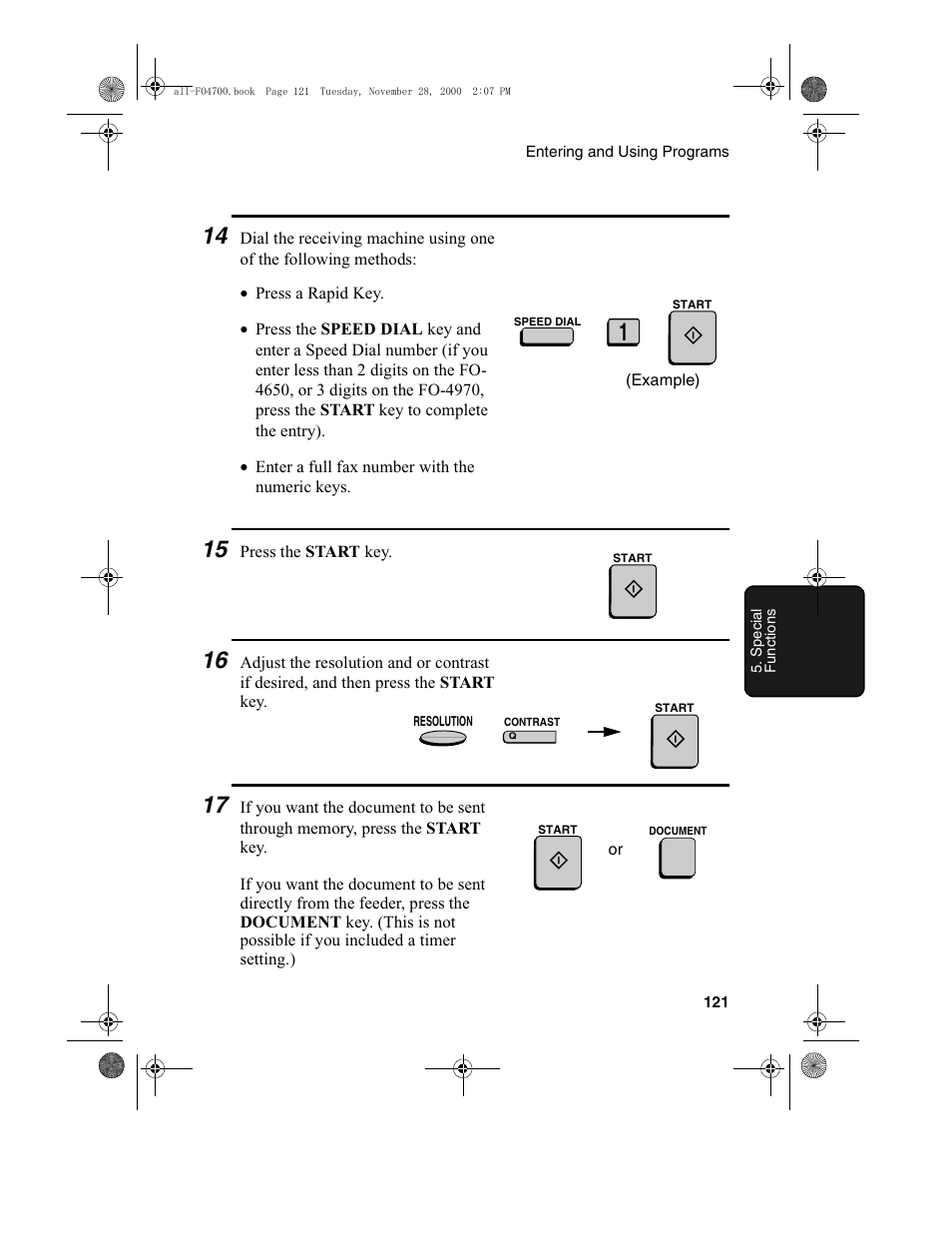 Sharp FO-4650 User Manual | Page 123 / 188