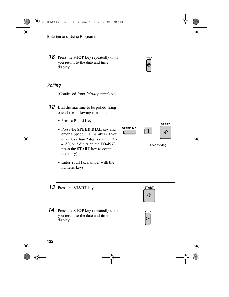 Sharp FO-4650 User Manual | Page 124 / 188