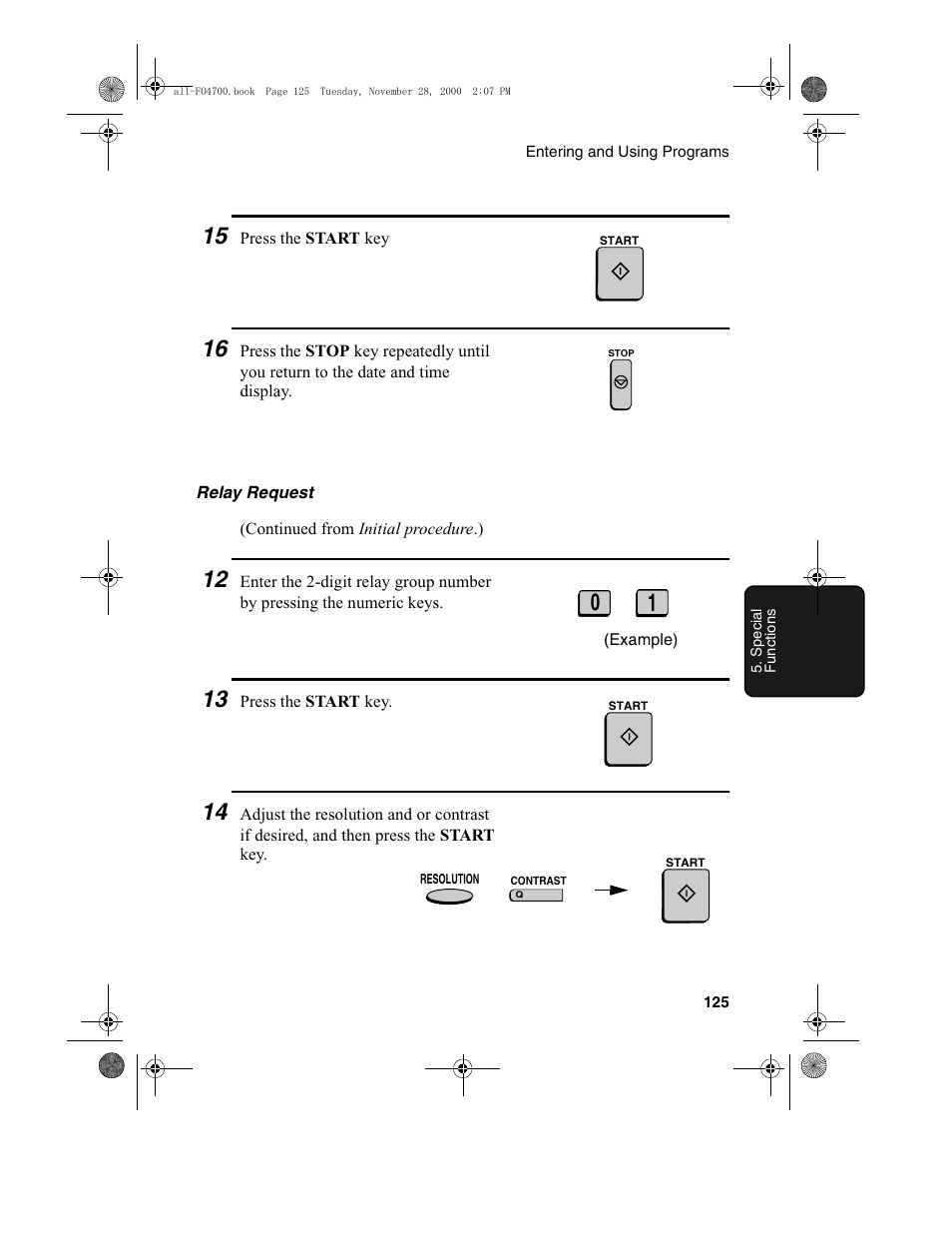 Sharp FO-4650 User Manual | Page 127 / 188