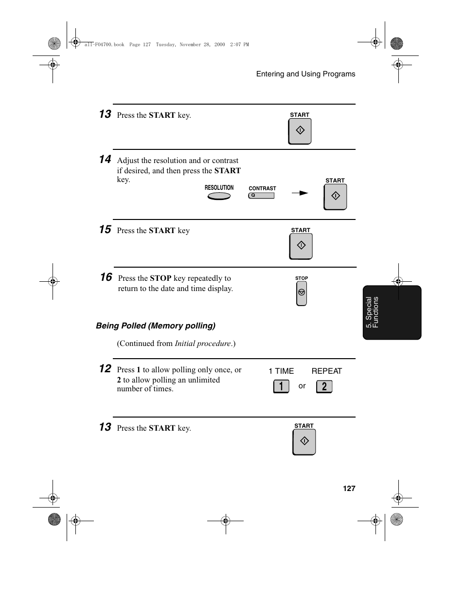 Sharp FO-4650 User Manual | Page 129 / 188