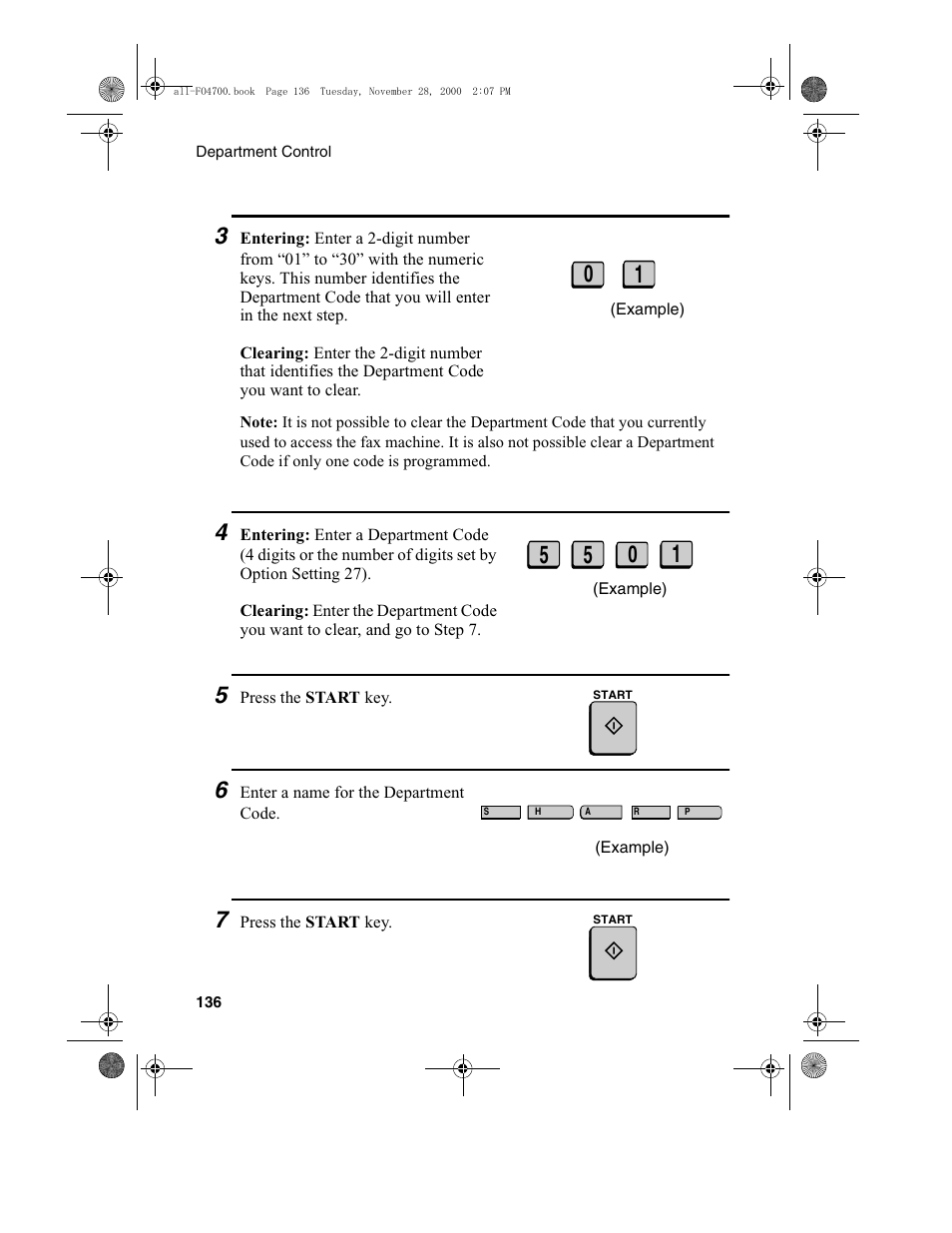 Sharp FO-4650 User Manual | Page 138 / 188