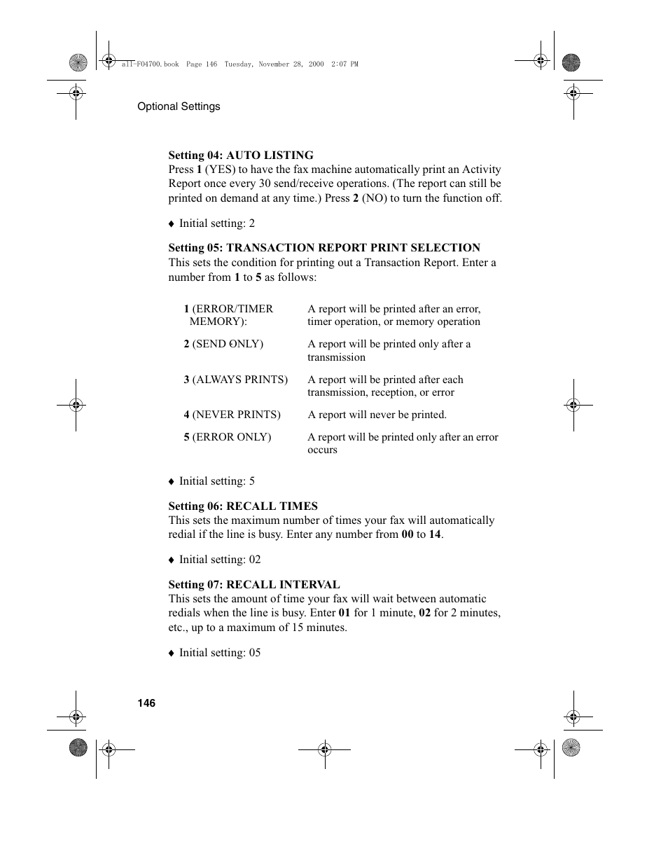 Sharp FO-4650 User Manual | Page 148 / 188