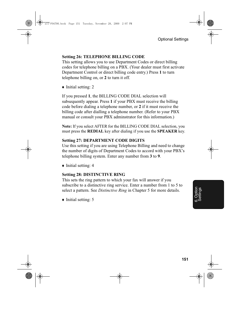 Sharp FO-4650 User Manual | Page 153 / 188