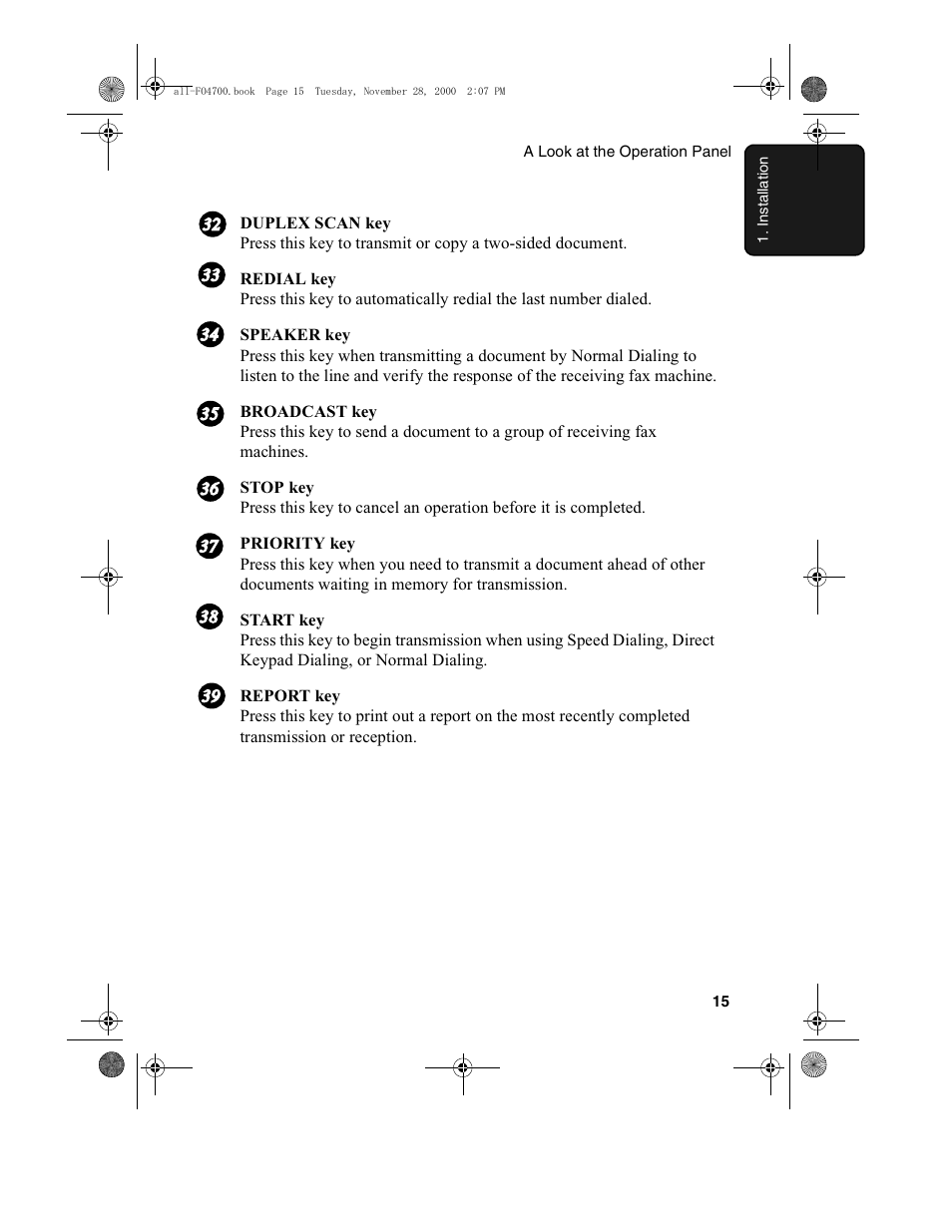 Sharp FO-4650 User Manual | Page 17 / 188