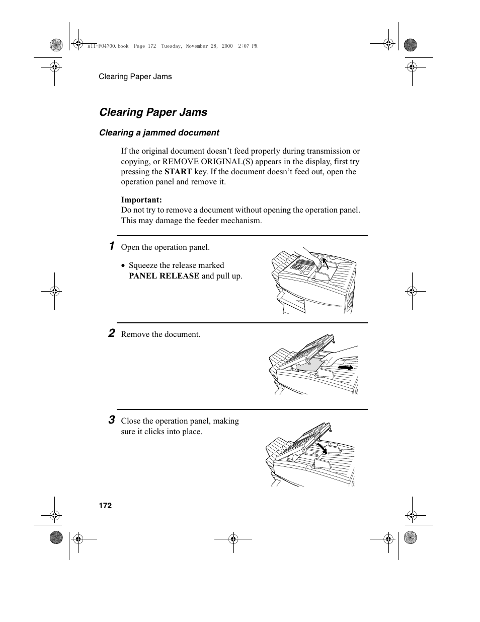 Sharp FO-4650 User Manual | Page 174 / 188