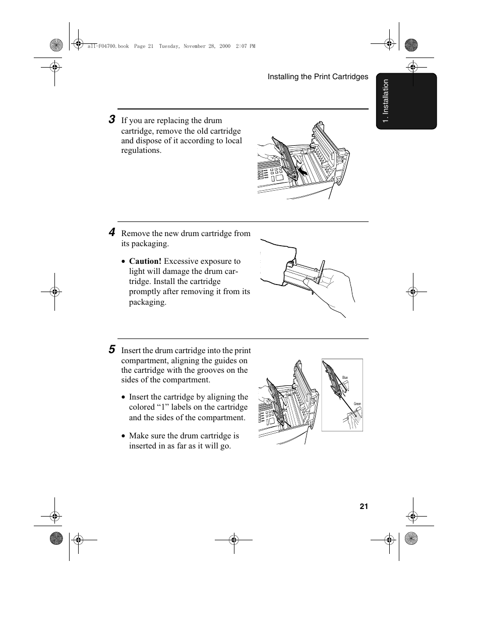 Sharp FO-4650 User Manual | Page 23 / 188