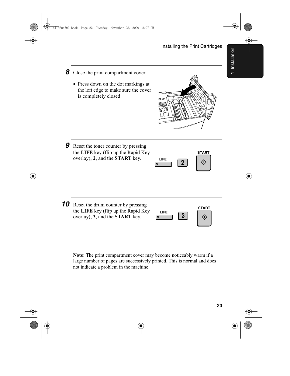 Sharp FO-4650 User Manual | Page 25 / 188