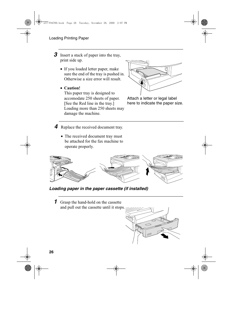 Sharp FO-4650 User Manual | Page 28 / 188