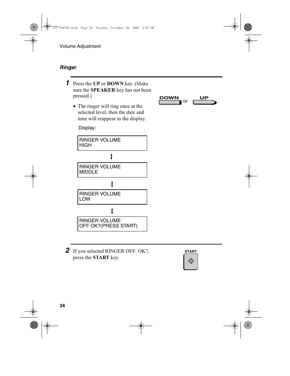 Sharp FO-4650 User Manual | Page 36 / 188